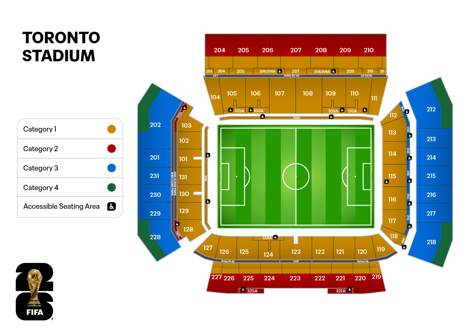 Entradas para la Copa Mundial de la FIFA 2026, Partido 46 - Grupo - BMO Field - 23 de junio