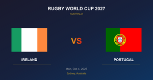 Ireland vs Portugal - Rugby World Cup 2027 - Sydney