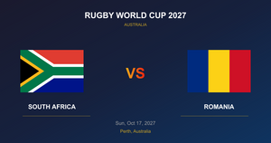 South Africa vs Romania - Rugby World Cup 2027 - Perth