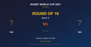 Round of 16 Match 8 - Rugby World Cup 2027 - Perth
