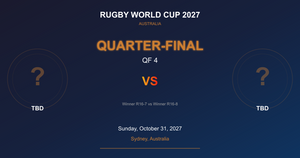 Quarter-Final QF 4 - Rugby World Cup 2027 - Sydney