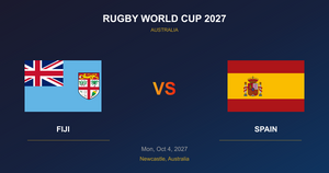 Fiji vs Spain - Rugby World Cup 2027 - Newcastle