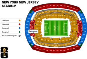 FIFA World Cup 2026 tickets Match 7 - Group - MetLife Stadium  - June 13